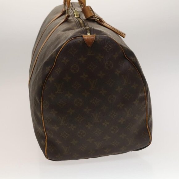 LOUIS VUITTON Monogram Keepall 60 Boston Bag LV Auth - Picture 5 of 16
